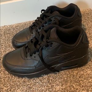 Black air max Nike sneakers